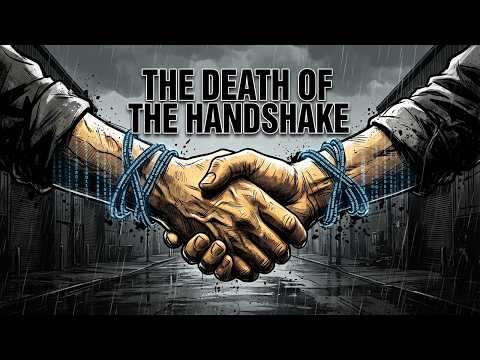 Still from The Death of the Handshake